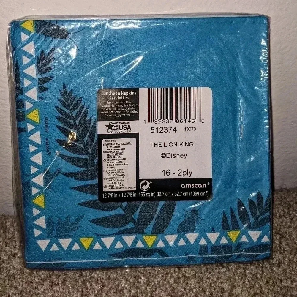 The Lion King™ Luncheon Napkins,‎ Birthday, Party Supplies, 16 Pieces